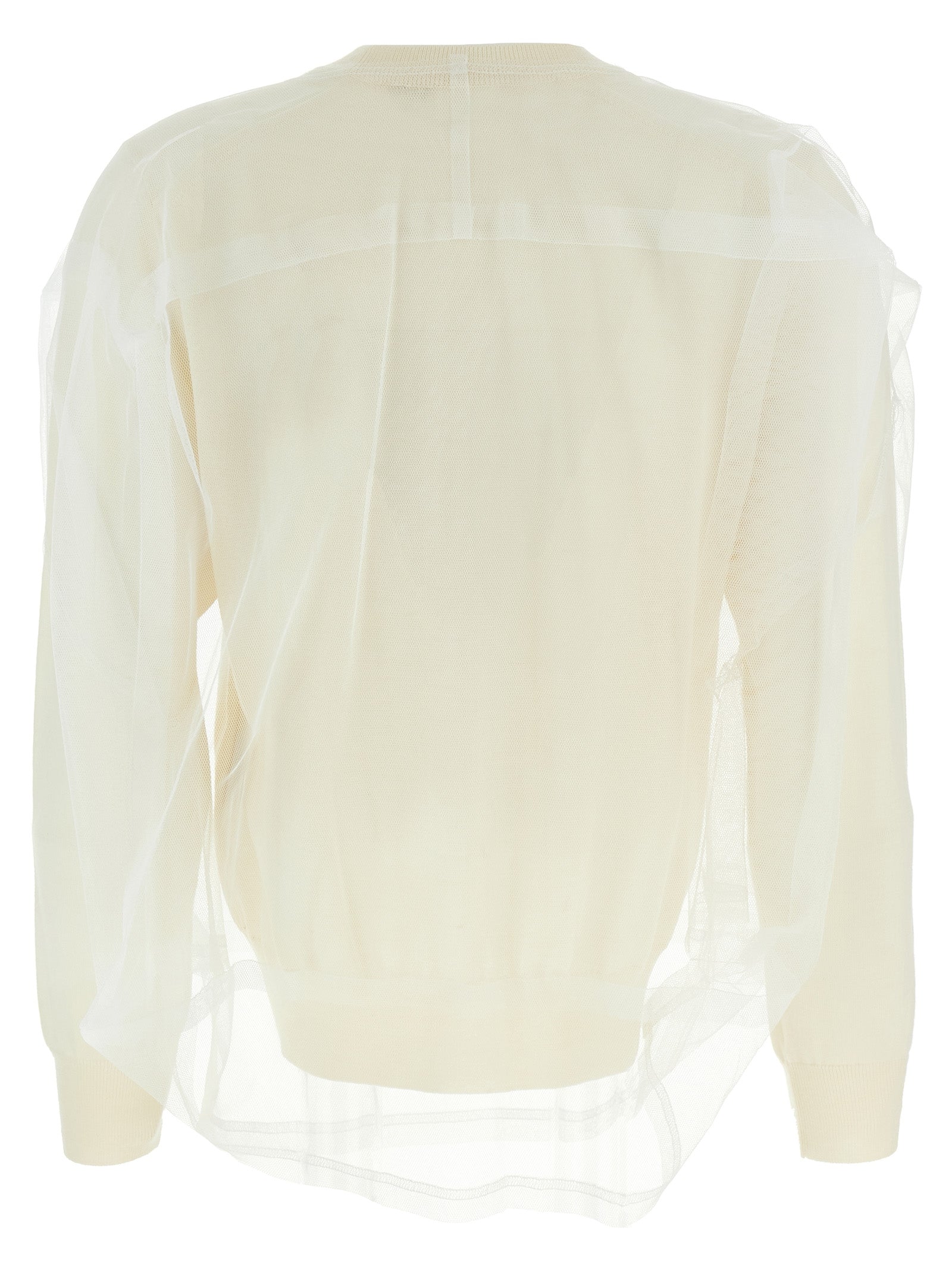 Comme Des Garcons Tulle Sweater