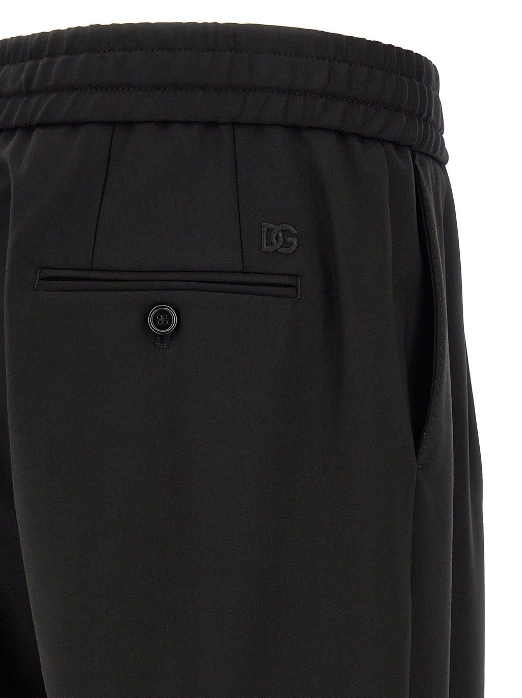 Dolce & Gabbana Wool Gabardine Joggers