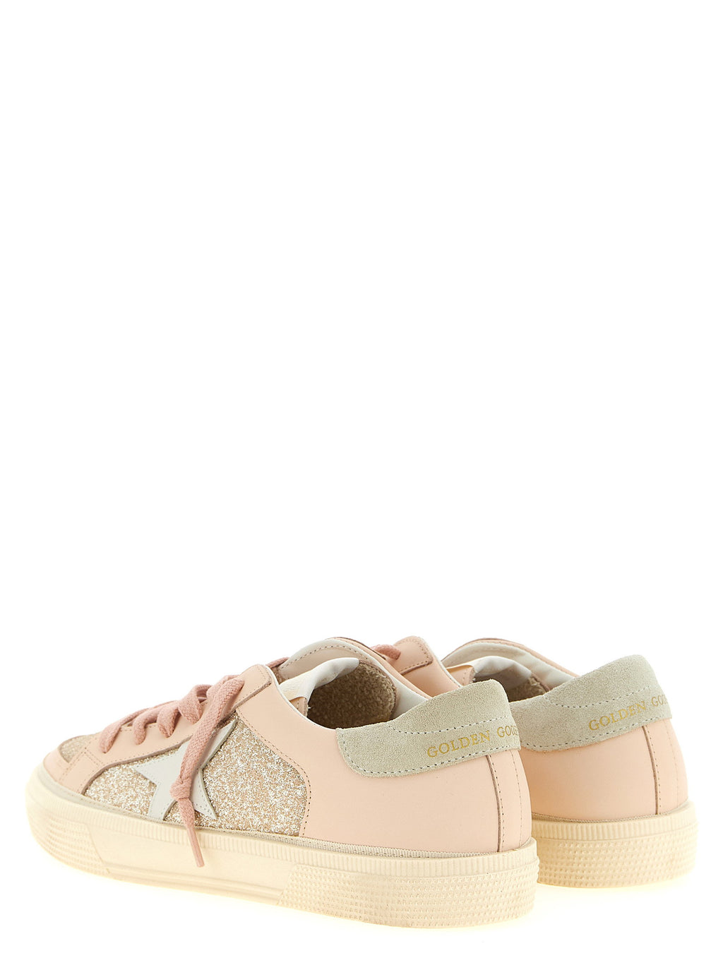 Golden Goose May Sneakers With Glitter