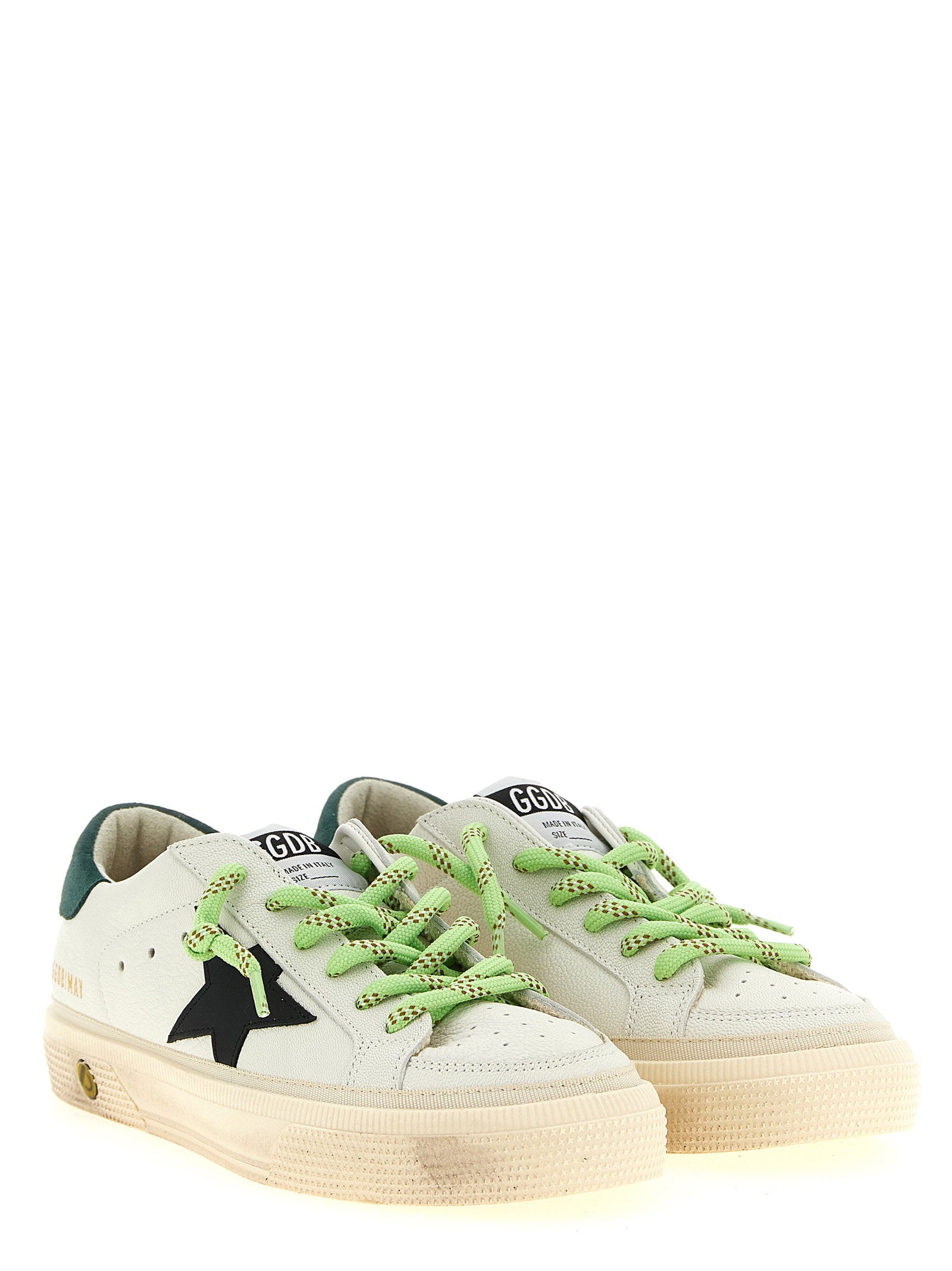 Golden Goose May Leather Sneakers