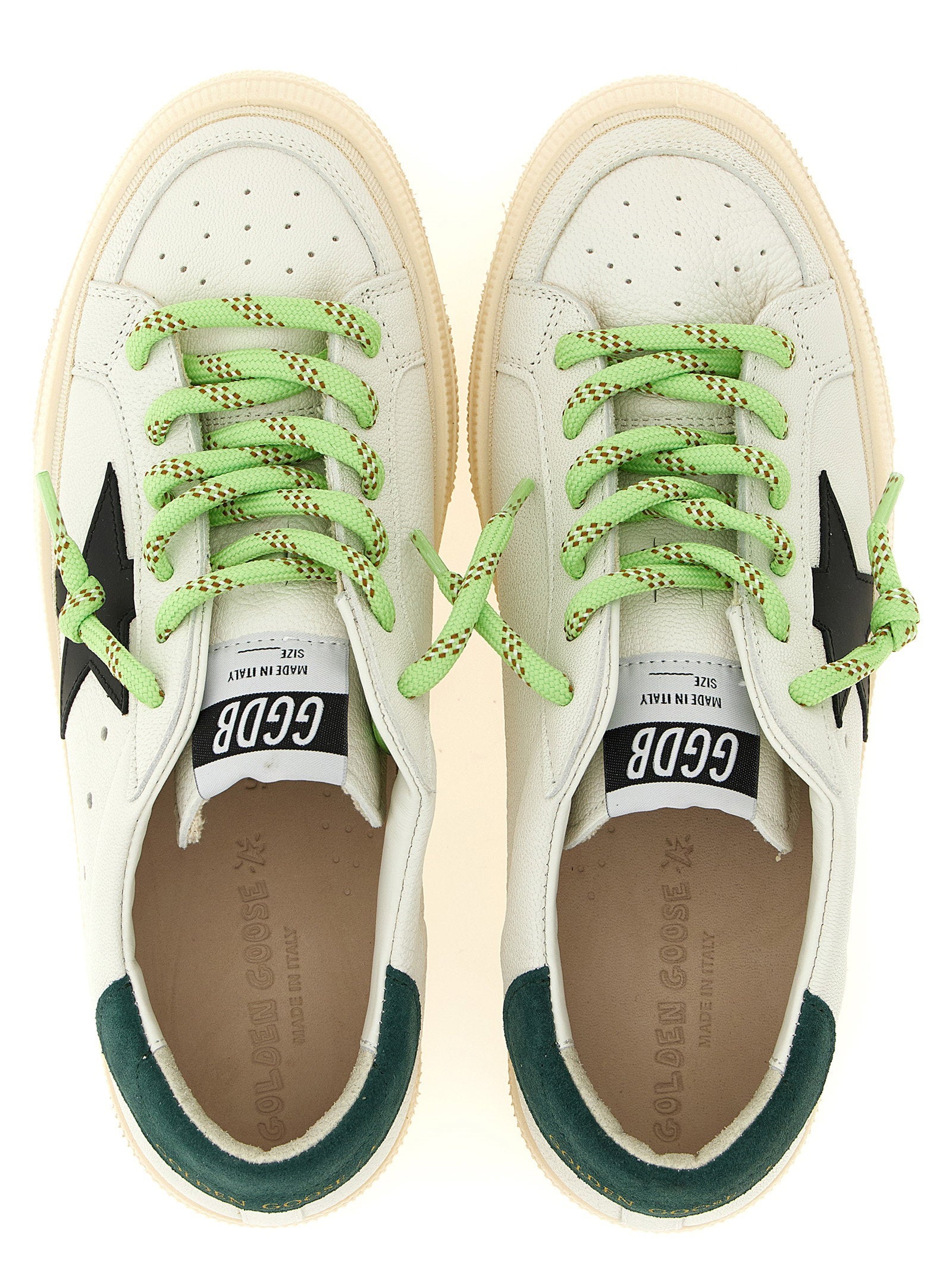 Golden Goose May Leather Sneakers