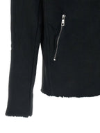 Giorgio Brato Velour Leather Hoodie