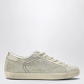 Golden Goose Super-Star beige/platinum suede Sneakers