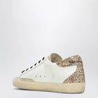 Golden Goose White/silver/gold Super-Star Sneakers
