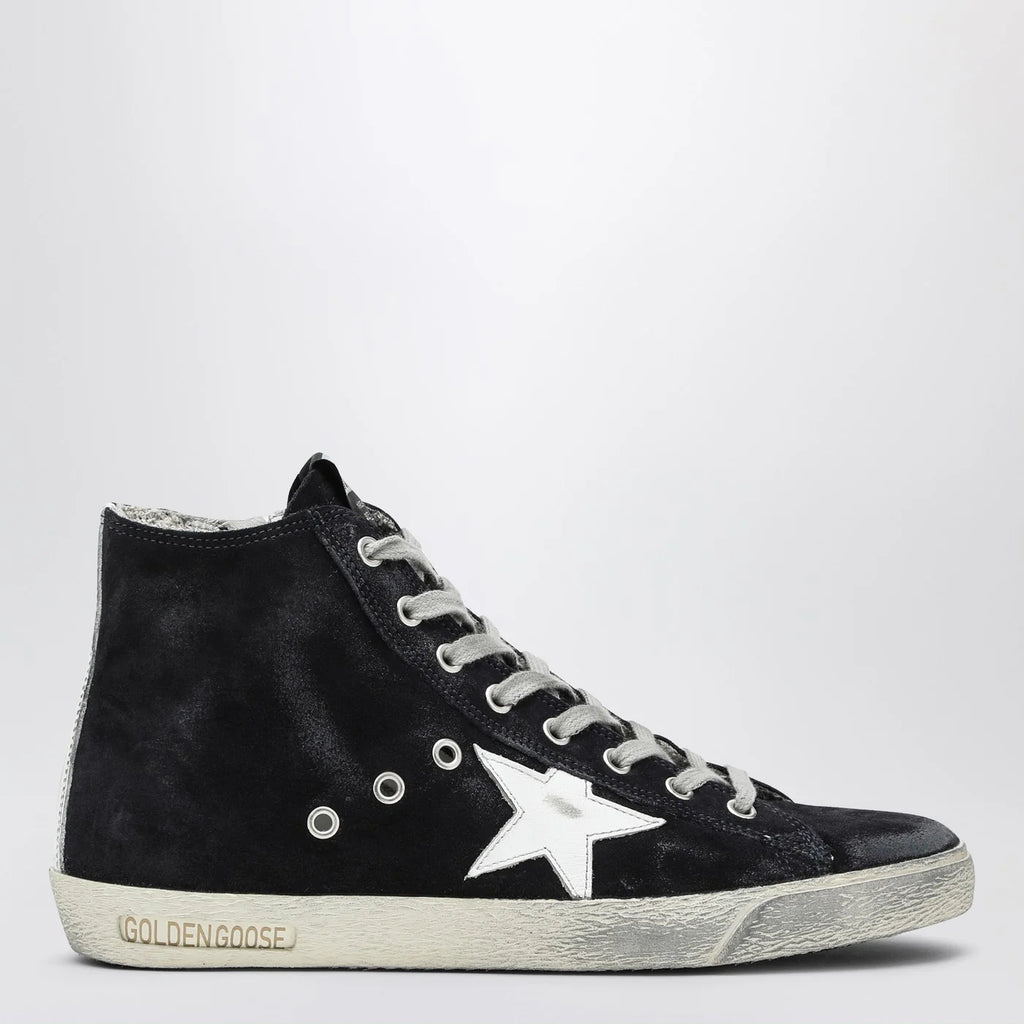 Golden Goose Francy Sneakers in midnight blue and white
