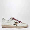 Golden Goose Ball Star Sneakers with leopard-print pony hair star