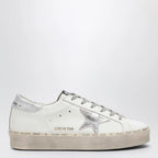 Golden Goose White/silver Hi-Star Sneakers