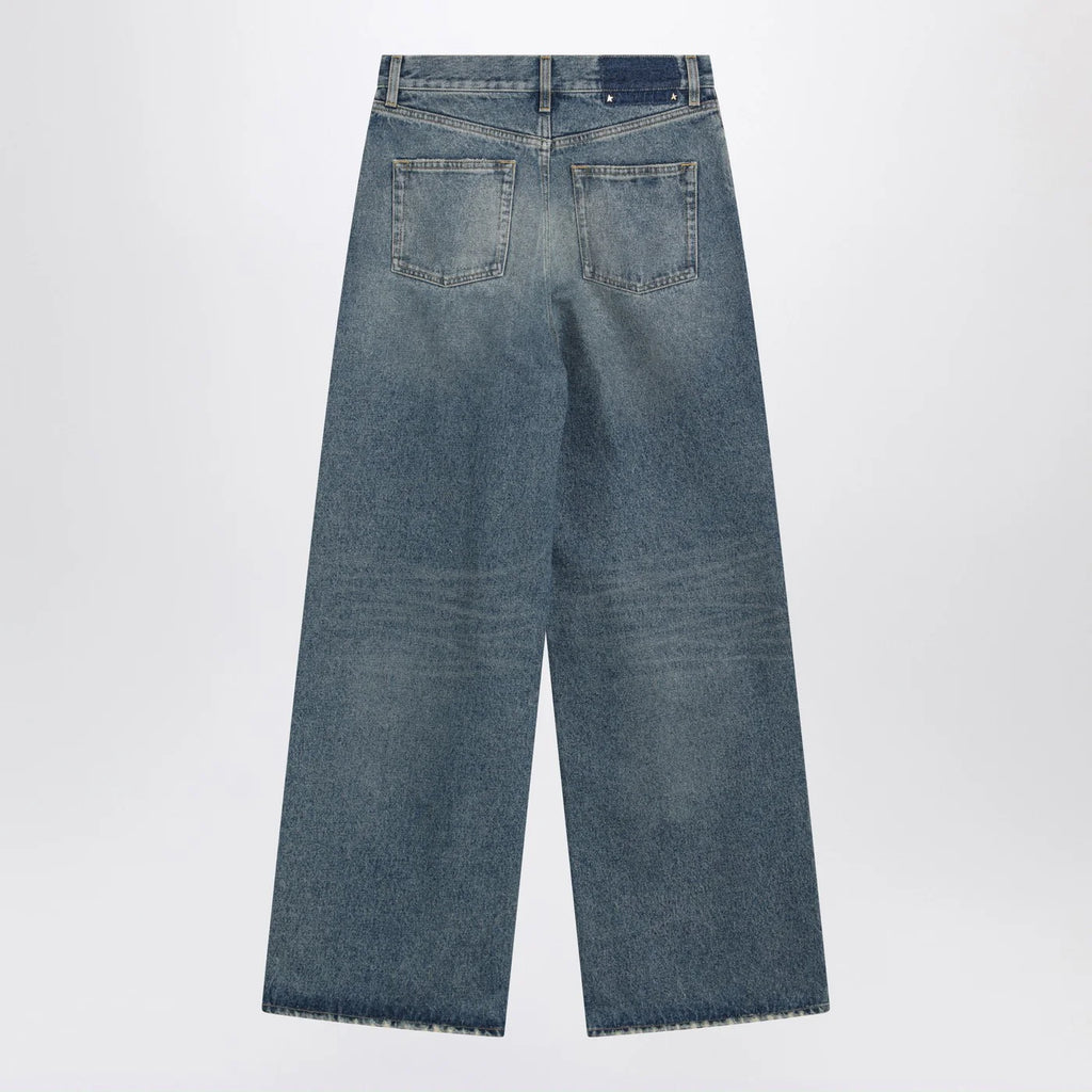Golden Goose Blue washed wide-leg jeans