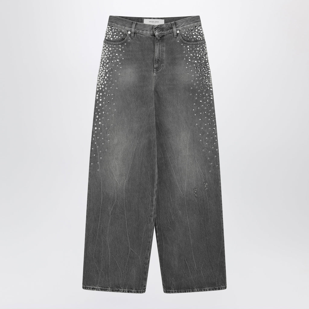 Golden Goose Melody vintage-wash cotton boyfriend jeans, grey