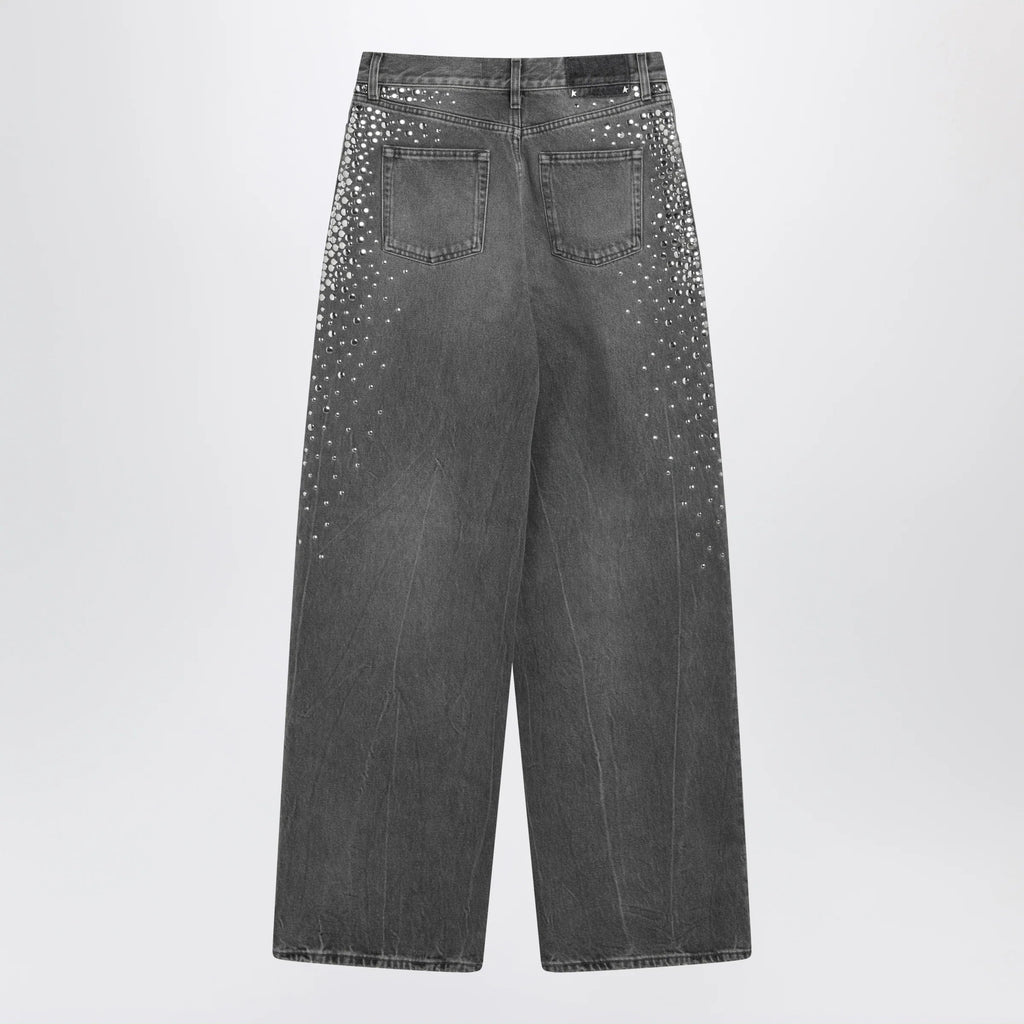 Golden Goose Melody vintage-wash cotton boyfriend jeans, grey