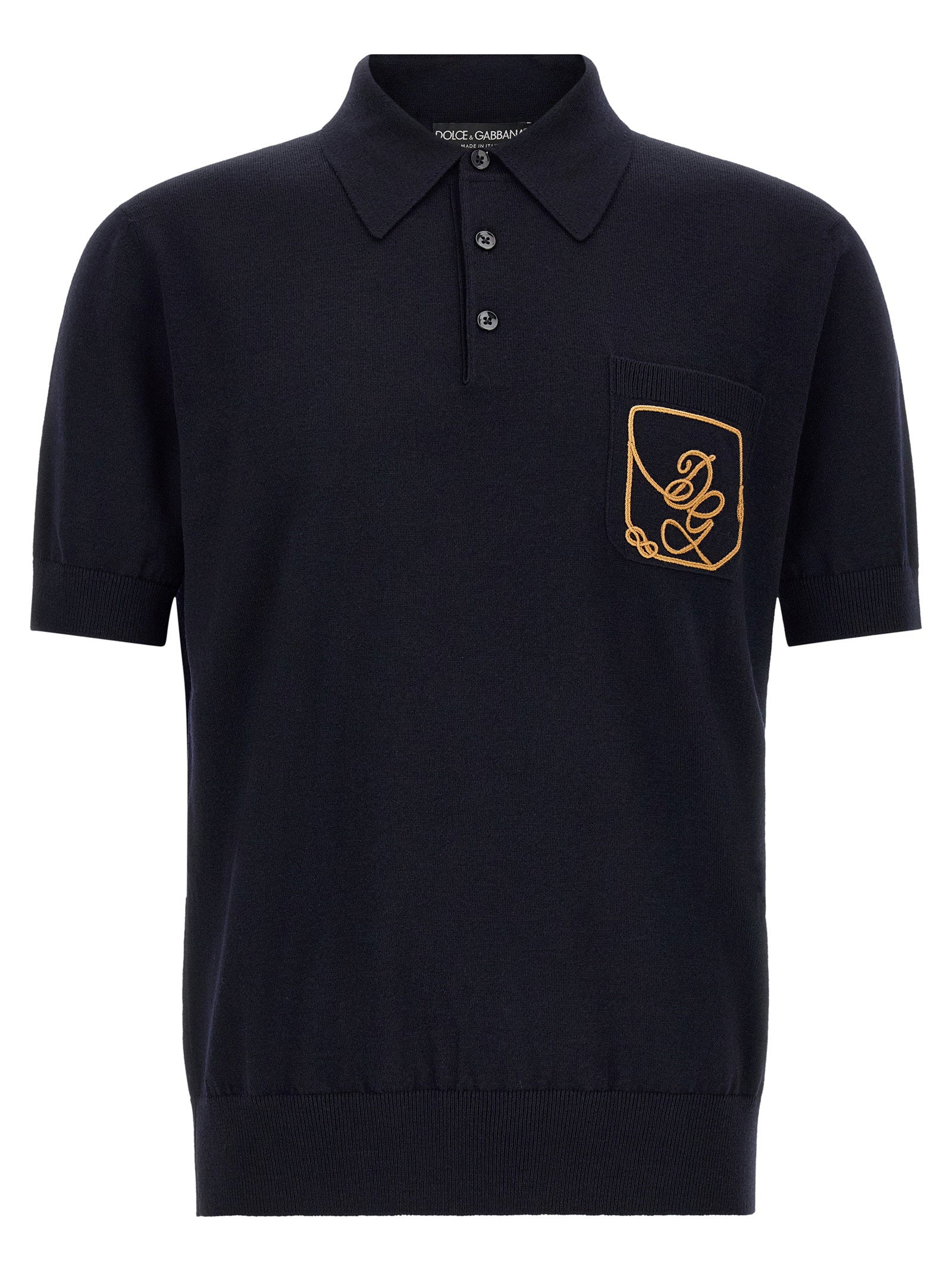 Dolce & Gabbana Logo Embroidery Polo Shirt