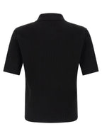 Dolce & Gabbana Micro-ribbed Polo Shirt