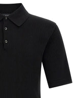 Dolce & Gabbana Micro-ribbed Polo Shirt