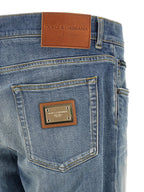 Dolce & Gabbana Logo Plaque Jeans
