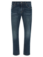 Dolce & Gabbana Logo Patch Jeans