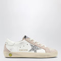 Golden Goose Super-Star sneakers in white/pink/silver