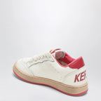Golden Goose Ball Star sneakers in white/red
