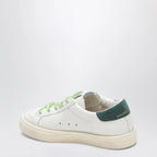 Golden Goose May sneakers in white/black/green leather