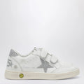 Golden Goose Ball Star Sneakers in white/crystal