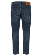 Dolce & Gabbana Logo Embroidery Jeans