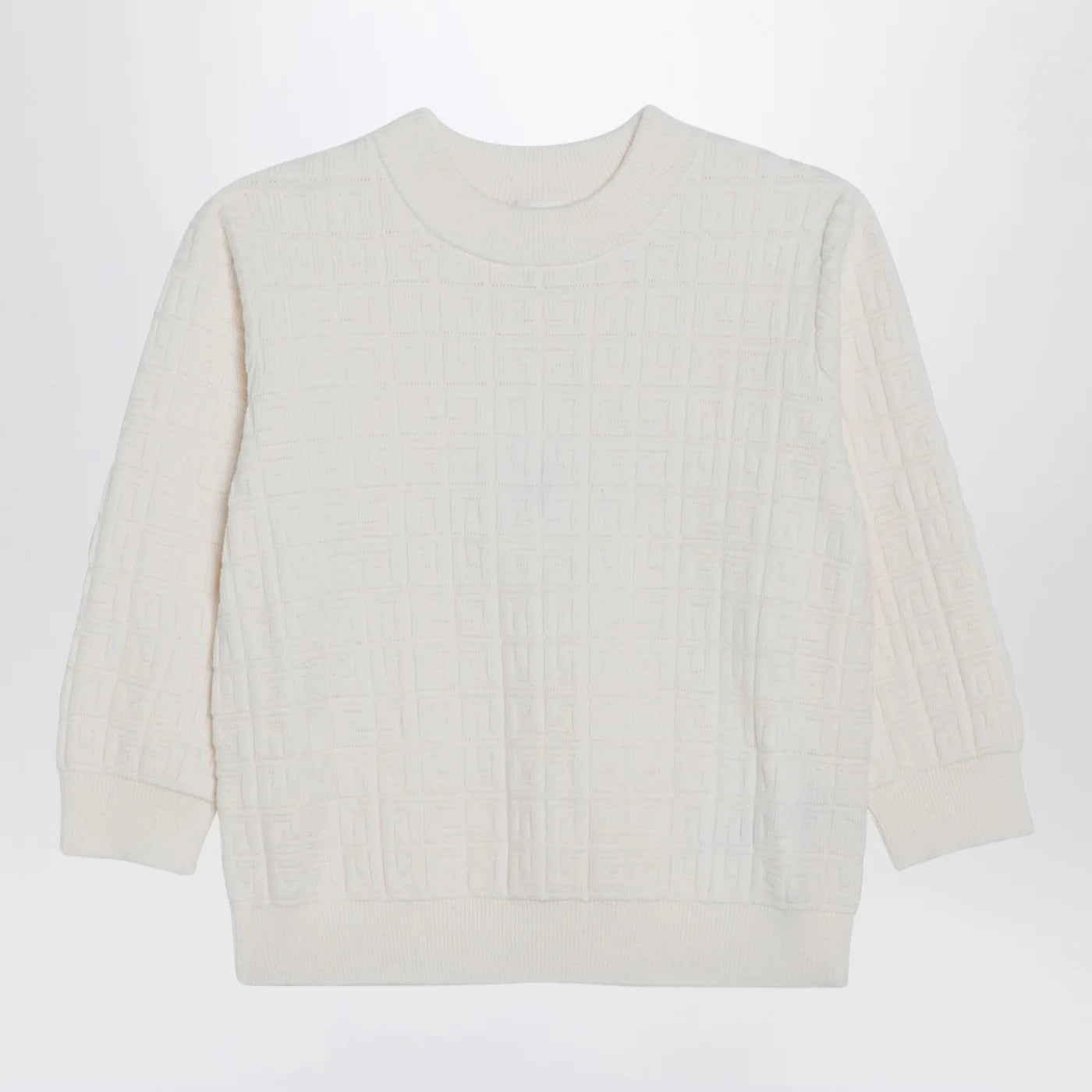 Givenchy White jumper with 4G inlay