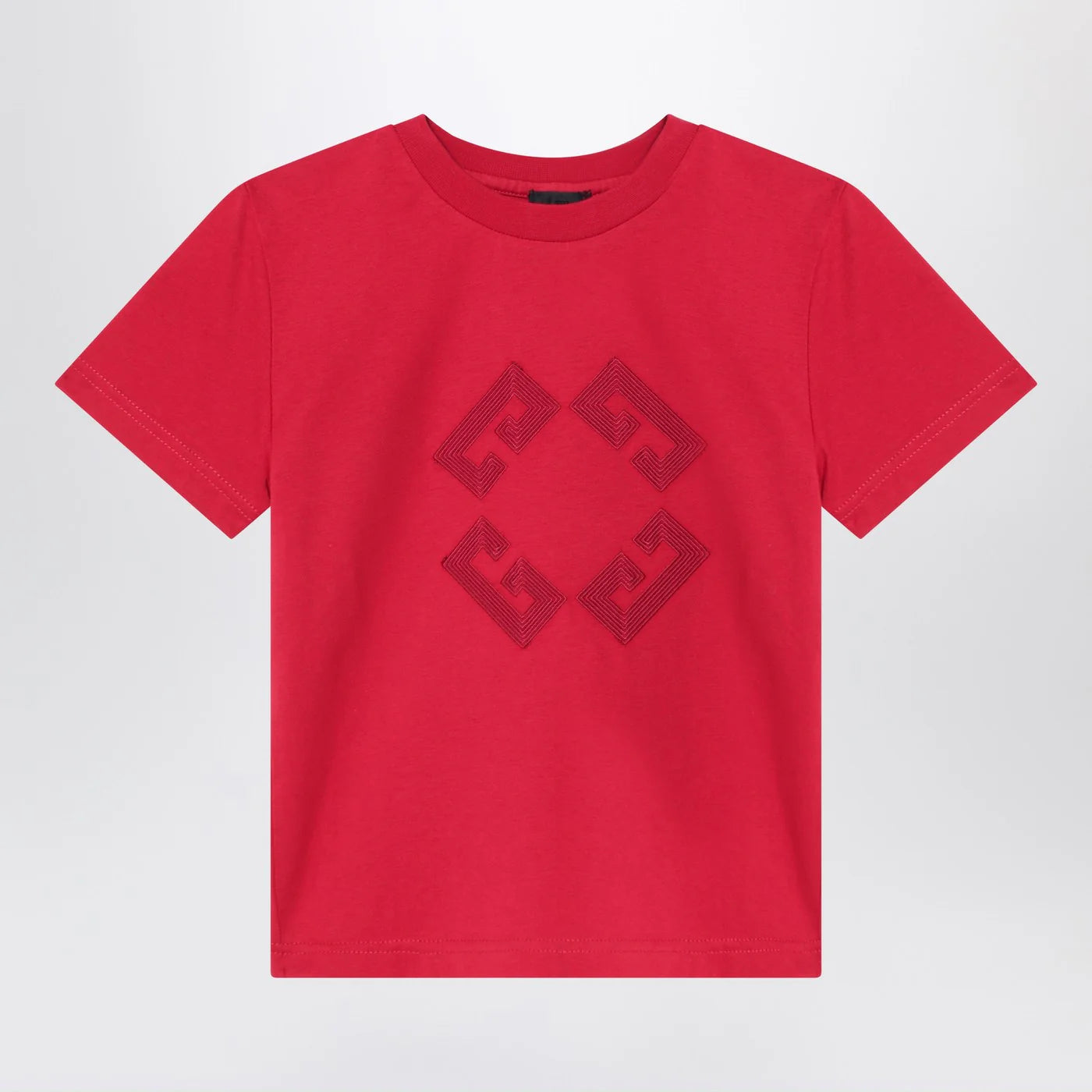 Givenchy Bordeaux T-shirt with embroidered logo