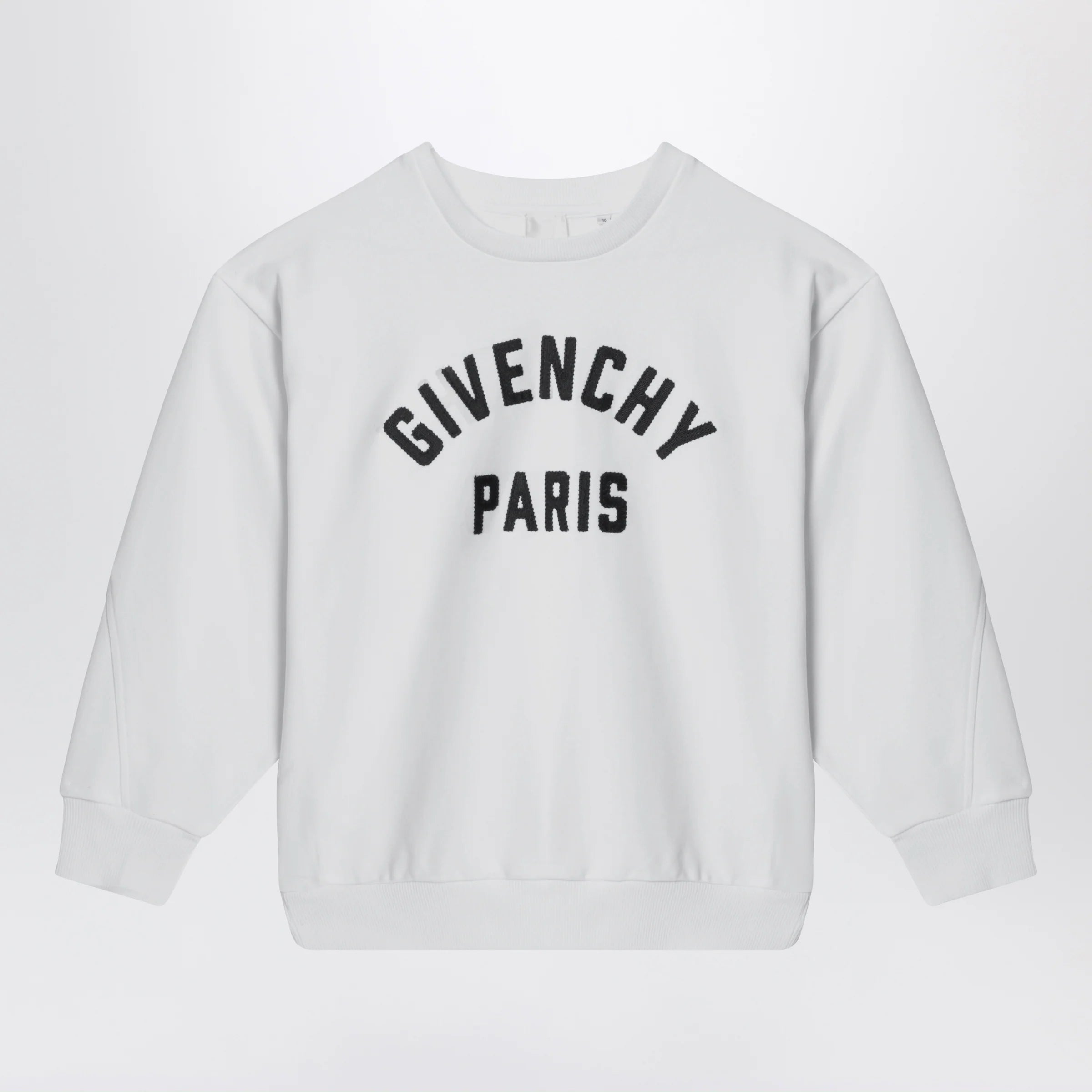 Givenchy White sweatshirt with logo embroidery