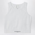Givenchy White cropped top with logo
