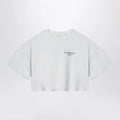 Givenchy White cropped T-shirt with logo print