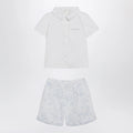 Givenchy White/light blue cotton two-piece set