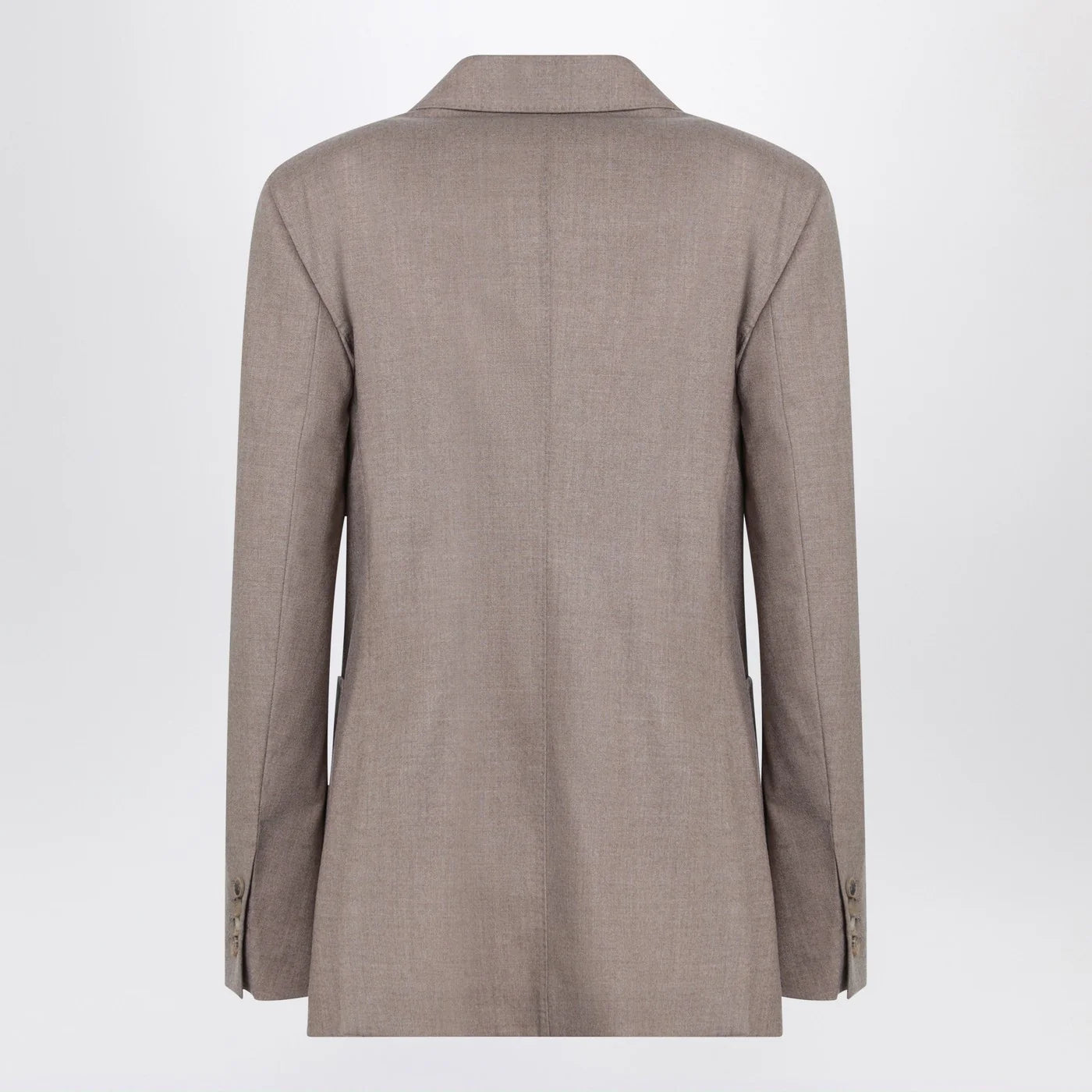 Max Mara Double-breasted cashmere jacket in dove color