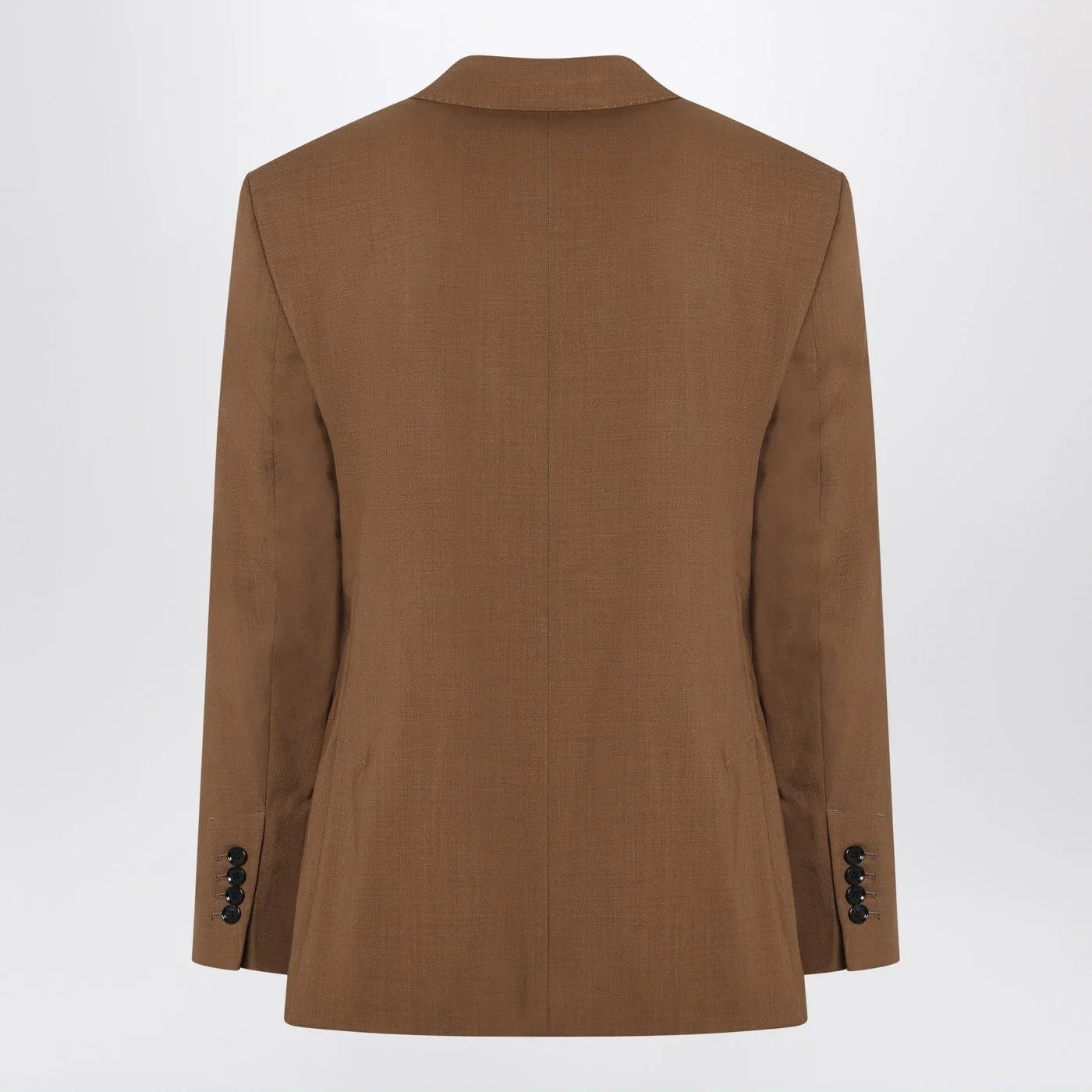 Ami Paris Hazelnut single-breasted wool jacket