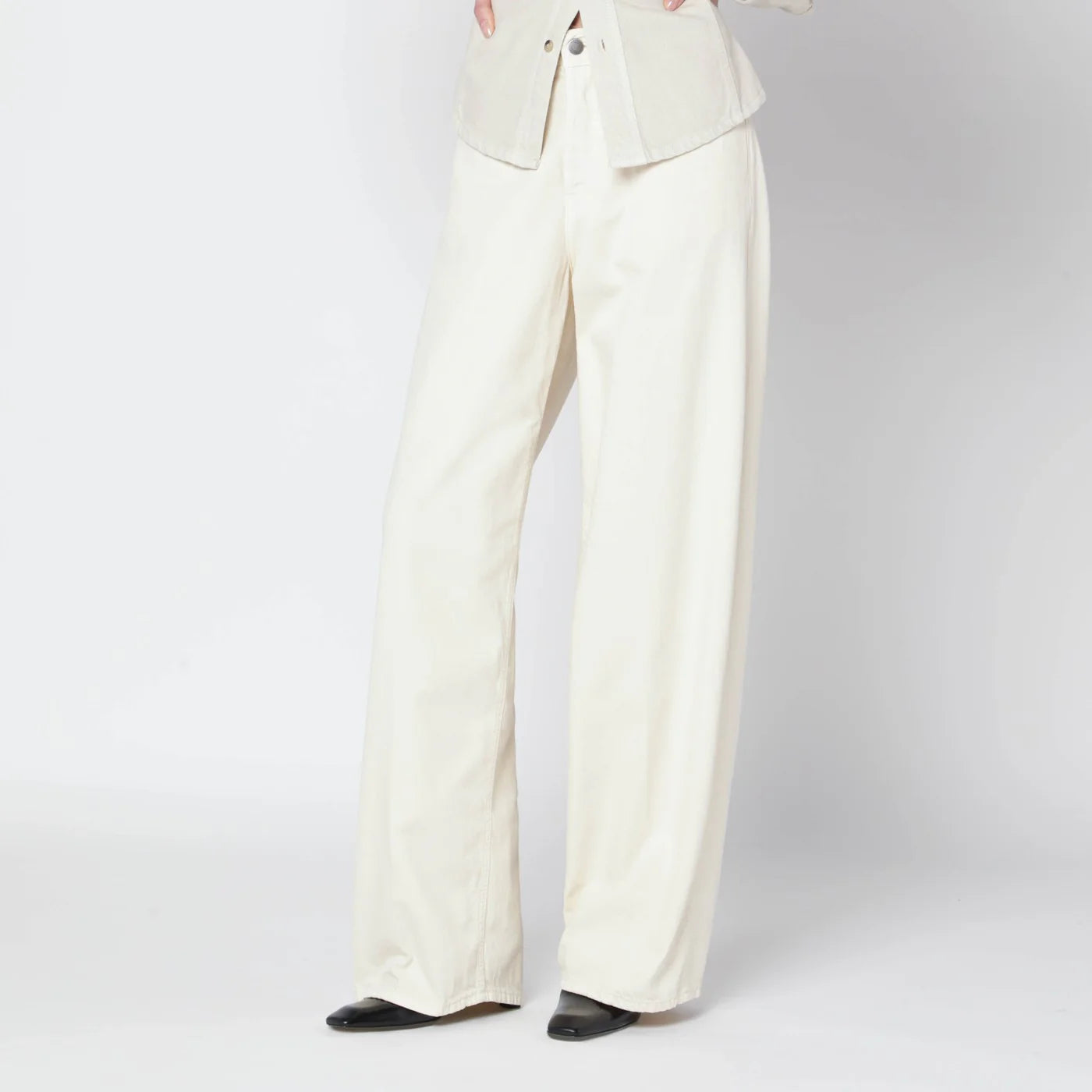 HAIKURE Butter-coloured Bethany jeans