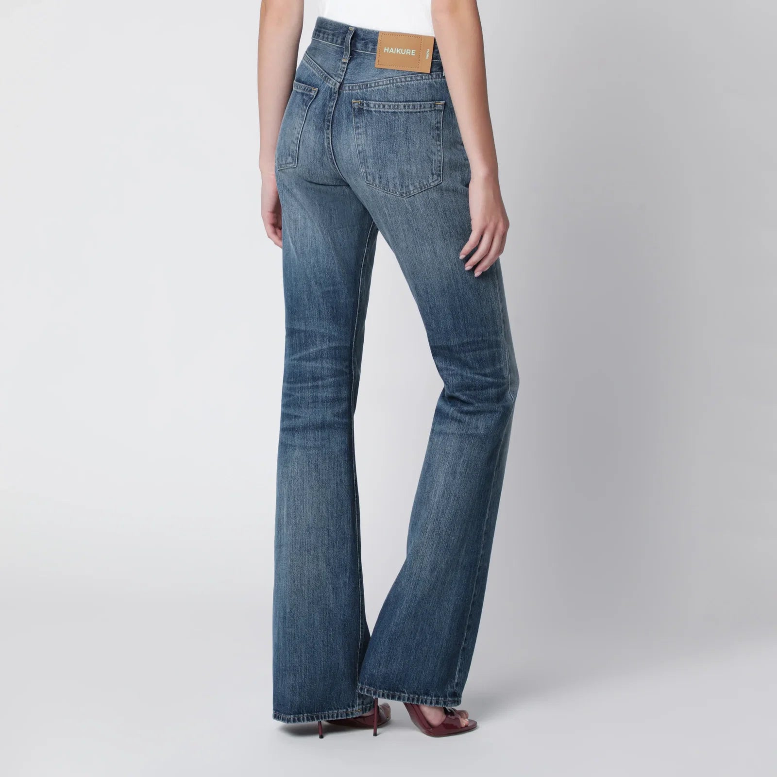 Haikure Flora jeans in Blue Ryder denim