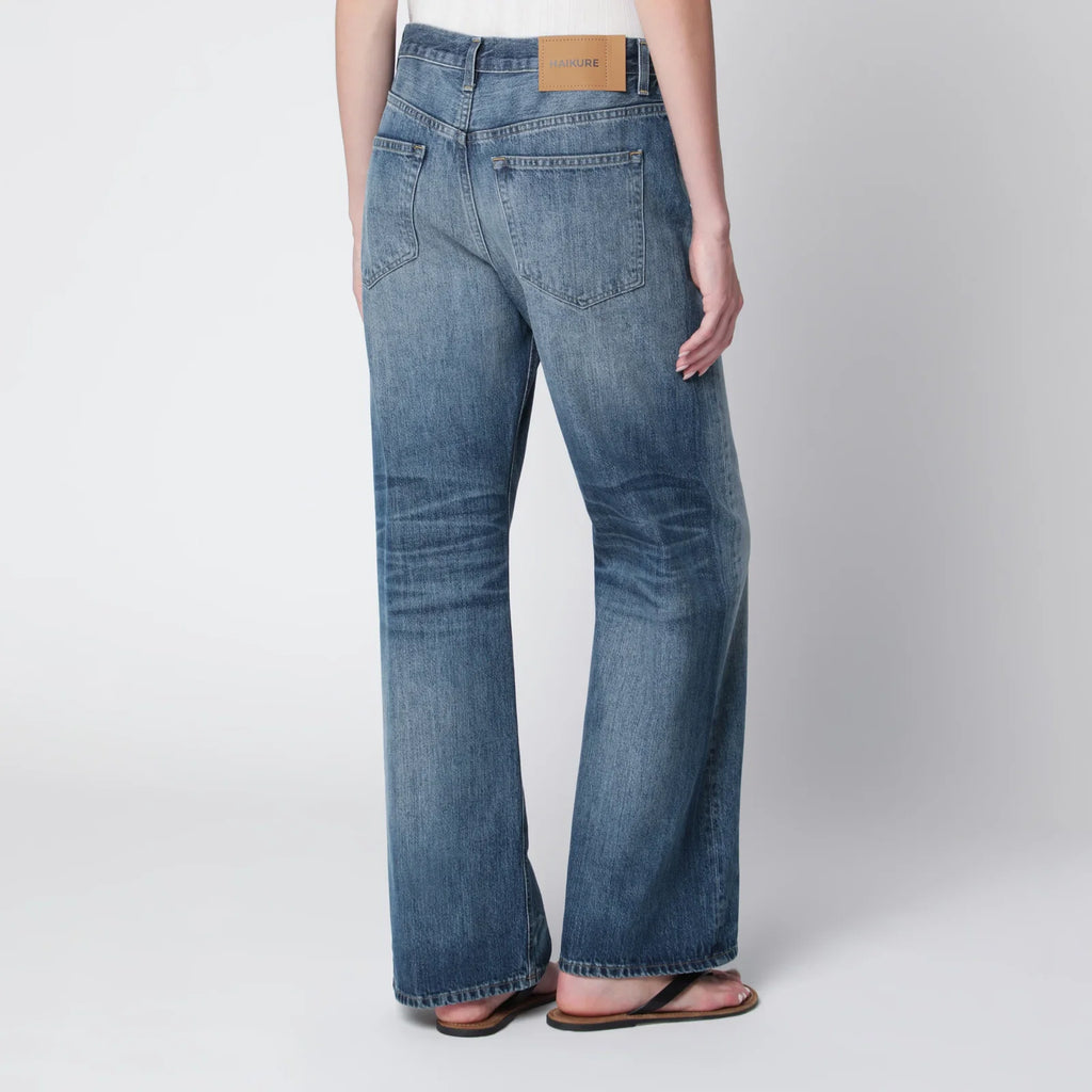 Haikure wide-leg jeans in Blue Ryder denim
