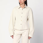HAIKURE Ecru denim shirt