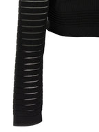 Balmain Semi-transparent Stripes Cardigan