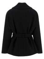 Balmain Anthem Belted Caban