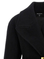 Balmain Anthem Belted Caban