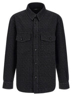 Balmain Monogram Pattern Overshirt