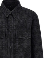 Balmain Monogram Pattern Overshirt