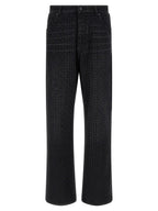 Balmain Monogram Pattern Jeans