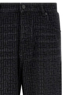 Balmain Monogram Pattern Jeans