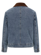 Ami Paris Ami De Cœur Denim Jacket