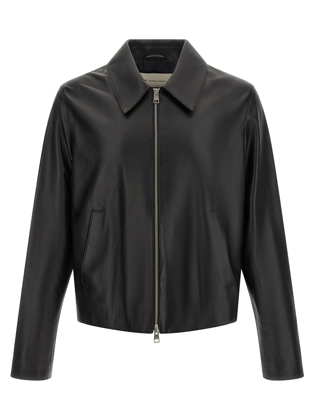 Ami Paris Leather Jacket