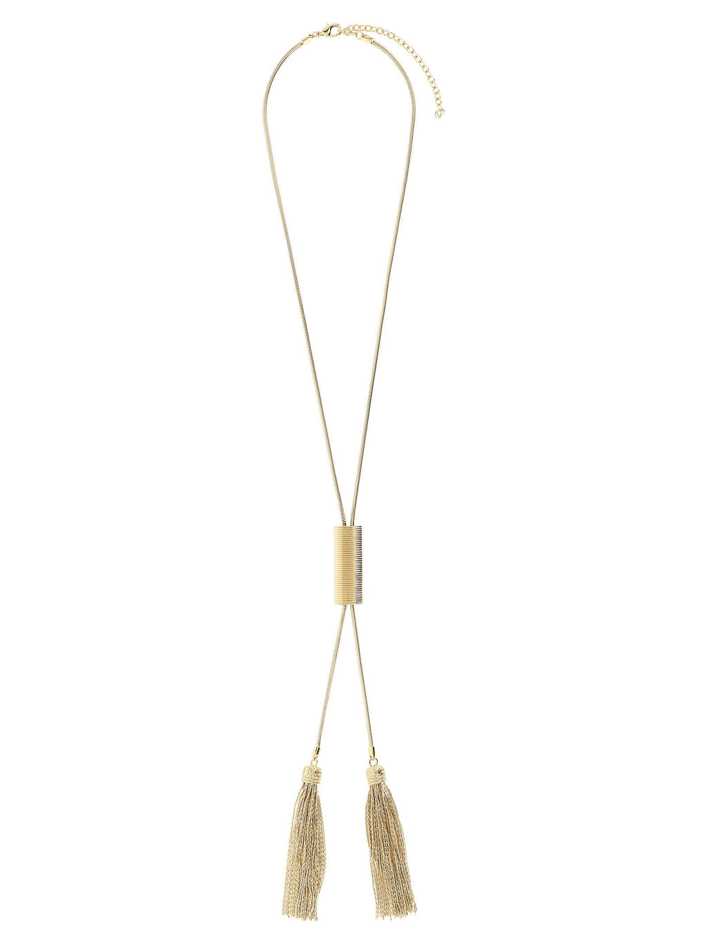 Balmain Snake Necklace With Tassels
