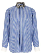 Tom Ford Animal Print Collar Shirt