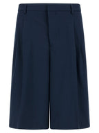 Ami Paris Fresh Wool Bermuda Shorts