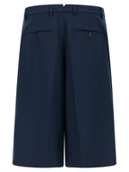Ami Paris Fresh Wool Bermuda Shorts