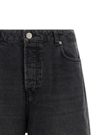 Ami Paris Denim Bermuda Shorts